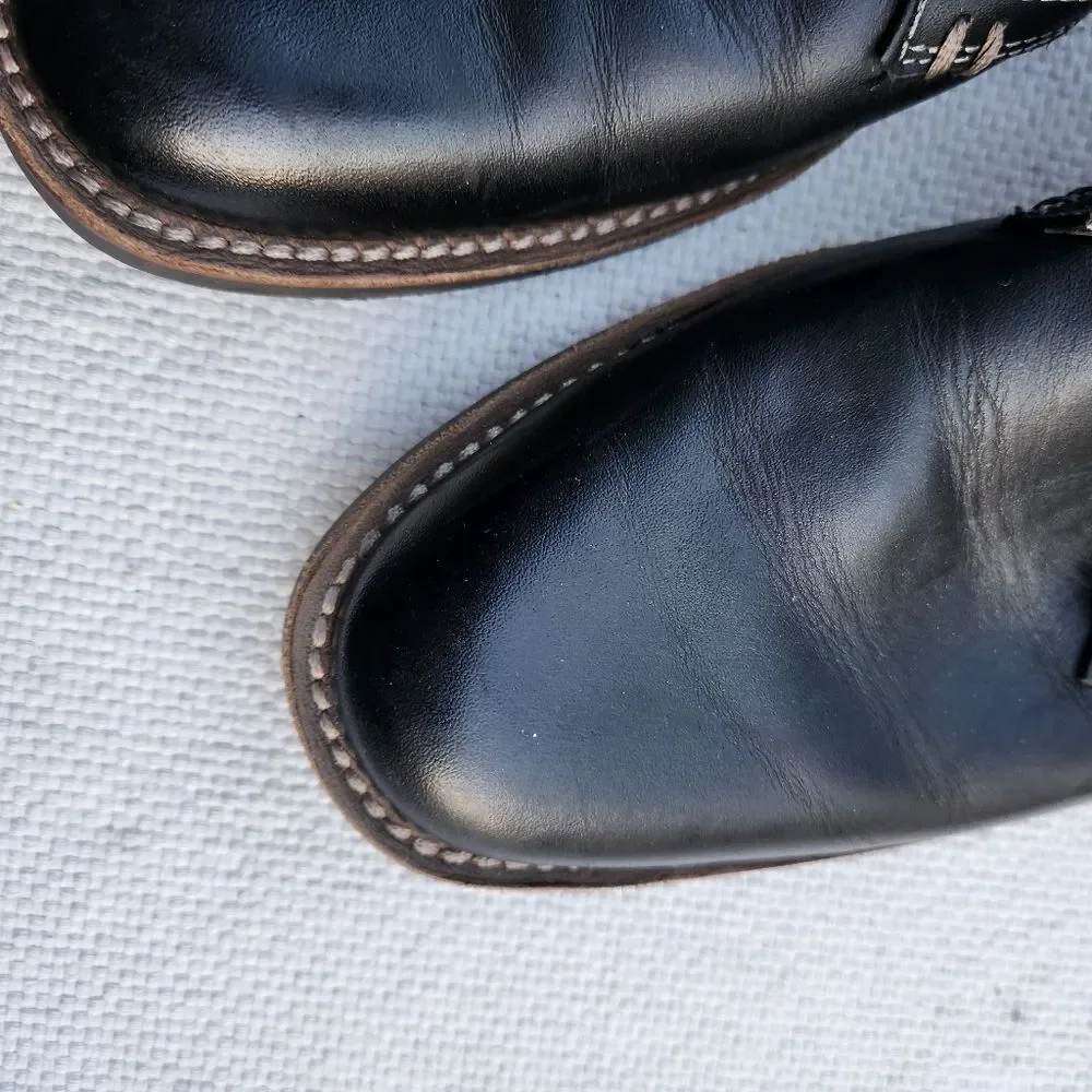 Original Penguin black leather men's dress shoes
